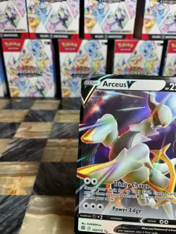 Pokemon TCG Arceus v Full Art Ultra Rare Holo Card 122/172 Brilliant Stars - Image 2