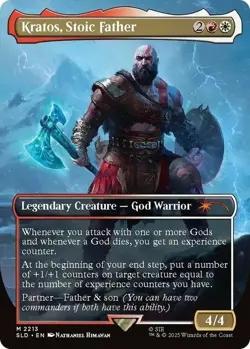 1 x Kratos, Stoic Father - Secret Lair - NM-Mint - MTG - Image 1