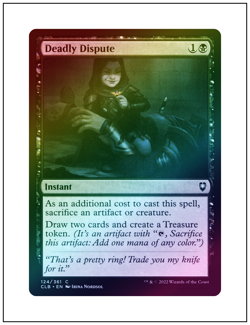 1x Deadly Dispute, Foil, Magic the Gathering MTG NM - Image 1