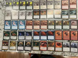Mtg Sliver Lot x60 Magic The Gathering Slivers Sinew Gemhide Necrotic Sliver LP - Image 2