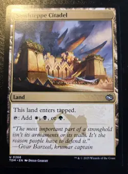 Sandsteppe Citadel 0266 Uncommon Tarkir: Dragonstorm Magic: The Gathering - Image 1