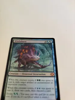Wistfulness - #0252 Foil Lorwyn Eclipsed MTG NM EN In Hand - Image 2