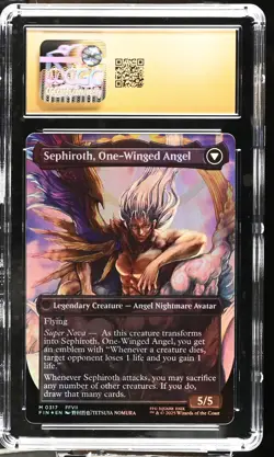 SEPHIROTH, FABLED SOLDIER Final Fantasy Borderless Foil CGC Pristine 10 MTG - Image 2
