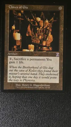 Claws of Gix Timeshifted Regular NM - Image 1