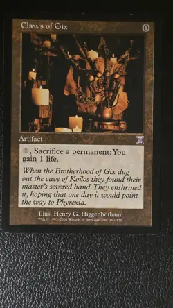 Claws of Gix Timeshifted Regular NM - Image 2