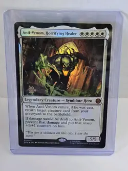 Anti-Venom, Horrifying Healer Marvel's Spider-Man Foil Pre Release Promo - Image 2