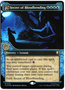 Secret of Bloodbending (Showcase) M Avatar: The Last Airbender 337 NM - Image 1