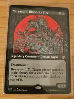 MTG Varragoth, Bloodsky Sire (Showcase) 309 Kaldheim M/NM Free UK P&P - Image 1