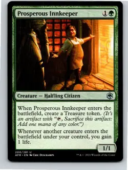 Magic the Gathering Prosperous Innkeeper Adventures in the Forgotten Realms MTG - Image 1