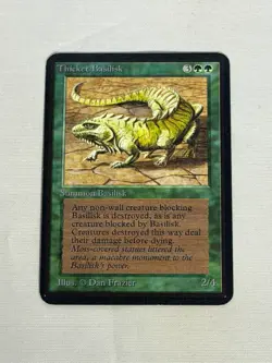 MTG Thicket Basilisk Alpha Magic the Gathering - Image 1