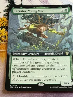 Ferrafor, Young Yew - Extended Art Commander: Lorwyn Eclipsed MTG - Image 2