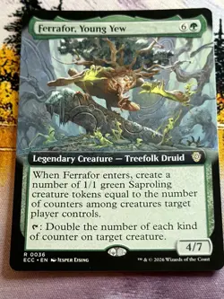 Ferrafor, Young Yew - Extended Art Commander: Lorwyn Eclipsed MTG - Image 3