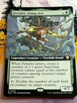 Ferrafor, Young Yew - Extended Art Commander: Lorwyn Eclipsed MTG - Image 5