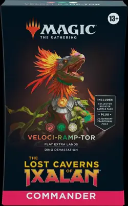 MTG Lost Caverns of Ixalan - Veloci-Ramp-Tor Commander Deck | Precon | Magic - Image 1