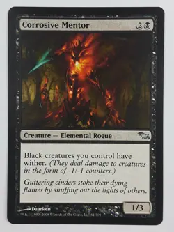 Corrosive Mentor - Shadowmoor Magic the Gathering mtg x1 - Image 1