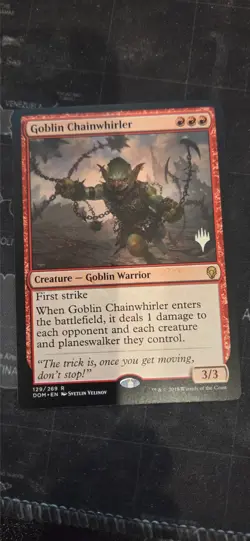 MtG Goblin Chainwhirler Promo - Image 1