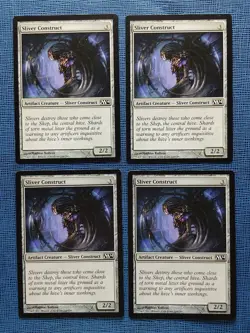 MTG 4x Sliver Construct x4 NM Core Set 2014 M14 Magic Playset - Image 1