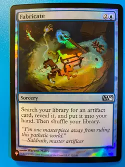 MTG 1x FOIL Fabricate 52 The List - M10 Core Set 2010 Magic the Gathering x1 NM - Image 1