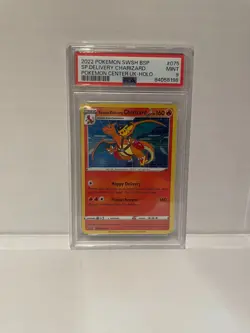 Special Delivery Charizard SWSH075 PSA 9 Pokemon Sword & Shield Promo - Image 1