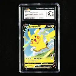 CGC 9.5 MINT+ 2021 Pokemon JPN Pikachu V 020/028 RR - Image 1