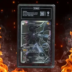 Pokemon Black & White Base ZEKROM 114/114 Ultra Rare TAG 9 - Image 1
