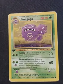 Smogogo 45/62 Fossile Ed1 Carte Pokemon Fr - Image 1
