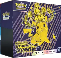 Pokemon TCG - Karmesin & Purpur - Sturmische Funken - Top Trainer Box - deutsch - Image 1