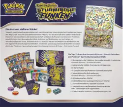 Pokemon TCG - Karmesin & Purpur - Sturmische Funken - Top Trainer Box - deutsch - Image 2