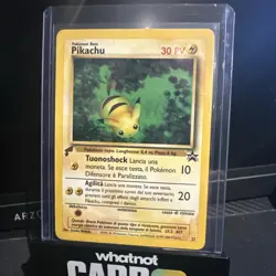 Pokemon Pikachu World Collection Promo 27 Italian NM - Image 1