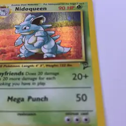 POKEMON TCG WOTC NIDOQUEEN 12/130 BASE SET 2 HOLO RARE VERY GOOD LIGHT PLAY - Image 3