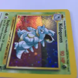POKEMON TCG WOTC NIDOQUEEN 12/130 BASE SET 2 HOLO RARE VERY GOOD LIGHT PLAY - Image 4