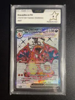 Carte Pokemon Dracaufeu EX 215/197 Flammes Obsidiennes PCA 9 - Image 1