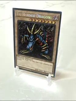 Yu-Gi-Oh! TCG Tri-Horned Dragon LOB-EN000 25th Anniversary Secret Rare NM - Image 2