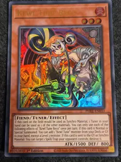 Yugioh! 1x Kewl Tune Reco PHRE-EN033 Ultra Rare 1st Ed NM - Image 1