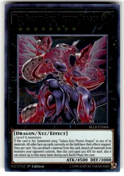 Yugioh Neo Galaxy-Eyes Photon Dragon BLLR-EN064 Ultra Rare 1st Ed NM - Image 1
