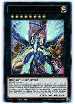 Yugioh! MP Number 62: Galaxy-Eyes Prime Photon Dragon - MP15-EN022 - Ultra Rare - Image 1