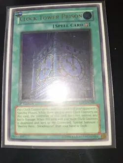 Yugioh Clock Tower Prison EOJ-EN048 1st Edition Ultimate Rare LP - Image 2
