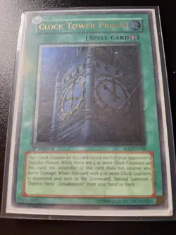Yugioh Clock Tower Prison EOJ-EN048 1st Edition Ultimate Rare LP - Image 3