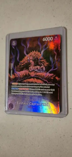 One Piece TCG - Eustass "Captain" Kid -Alt Art SP OP05-074 - Special Rare - Image 4