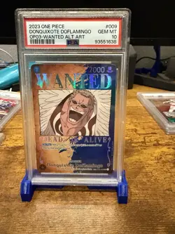 One Piece Donquixote Doflamingo OP01-073 Special Alternative Art PSA 10 - Image 1
