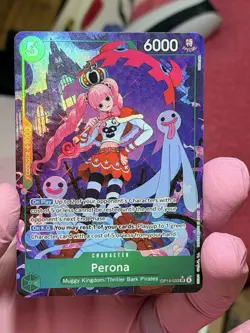 One Piece TCG OP14-033 Perona Alt Art OP14 The Azure Sea's Seven NM ENGLISH - Image 1