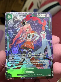 One Piece TCG OP14-033 Perona Alt Art OP14 The Azure Sea's Seven NM ENGLISH - Image 2