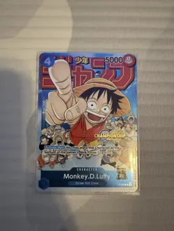 Monkey D. Luffy WINNER Anniversary Promo Alt Art ST01-012 One Piece TCG NM - Image 2