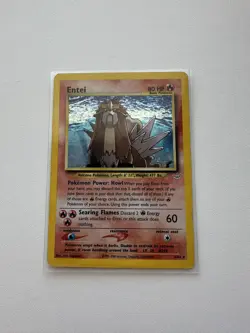 Entei Holo Rare 6/64 Neo Revelation 2001 WOTC Vintage Pokemon Card-See pictures - Image 1