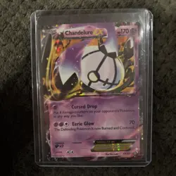 Pokemon Card: Chandelure EX 77/113 Legendary Treasures Set Ultra Rare! - Image 3