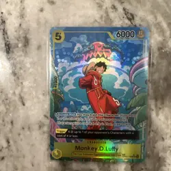 Monkey D Luffy TR OP07-109 Two Legends Treasure Rare One Piece Card Game - Image 1