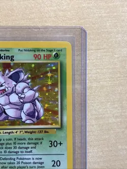 Pokemon TCG Nidoking Base Set Holo Unlimited Rare Card 11/102 - Image 3