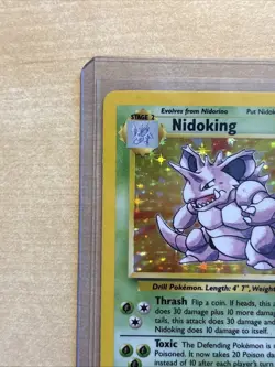 Pokemon TCG Nidoking Base Set Holo Unlimited Rare Card 11/102 - Image 4