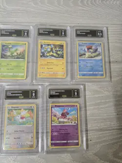 Lot Of 7 GMA Graded Pokemon Cards Sword & Shield Shaymin Virizion Zeraora - Image 3