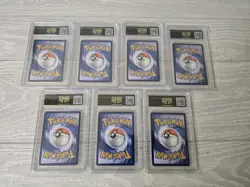 Lot Of 7 GMA Graded Pokemon Cards Sword & Shield Shaymin Virizion Zeraora - Image 4